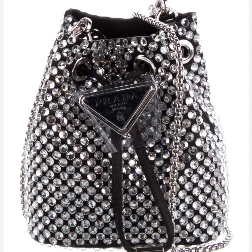 Prada Crystal Embellished Mini Bag